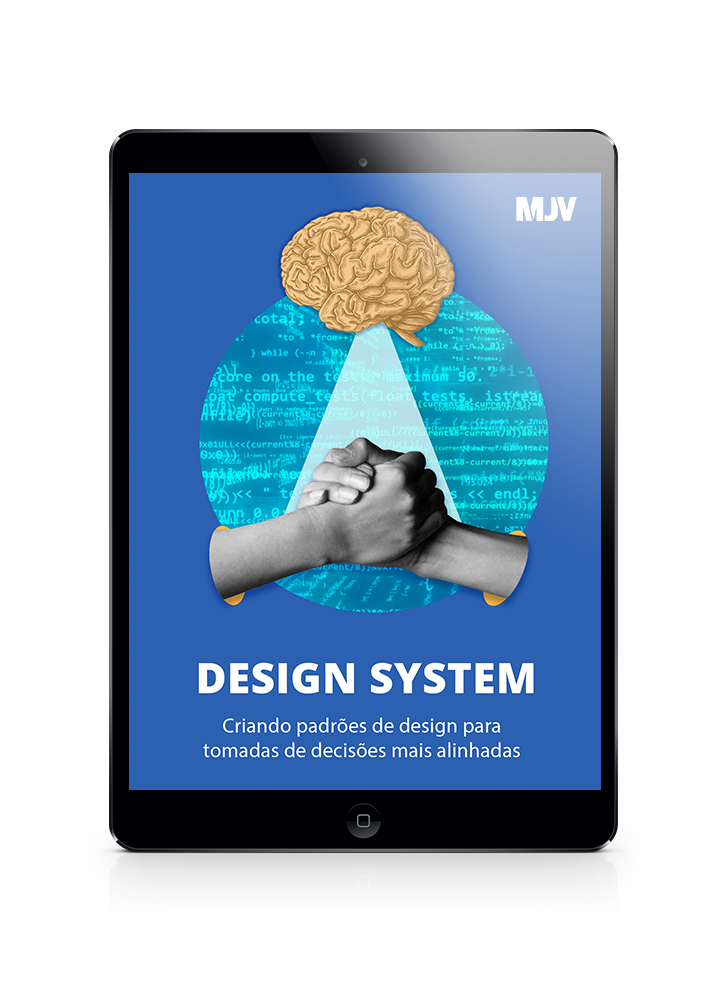 Mockup do e-book Design System